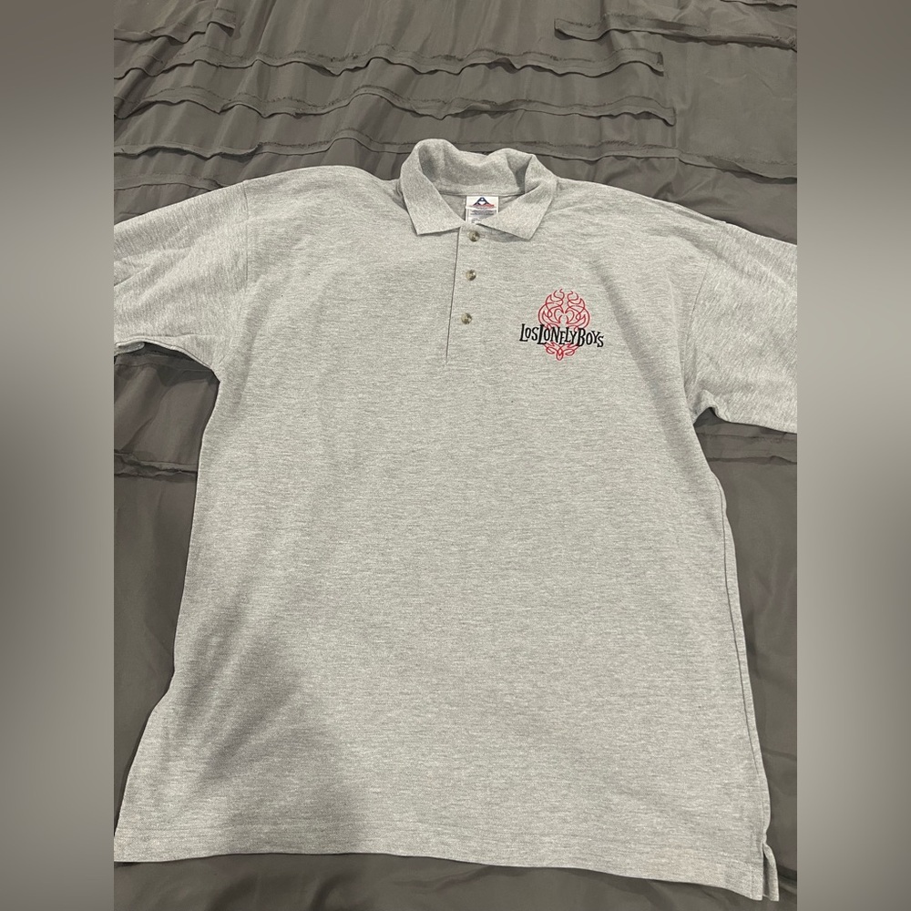 Mens Gray Polo Shirt Lost Boys